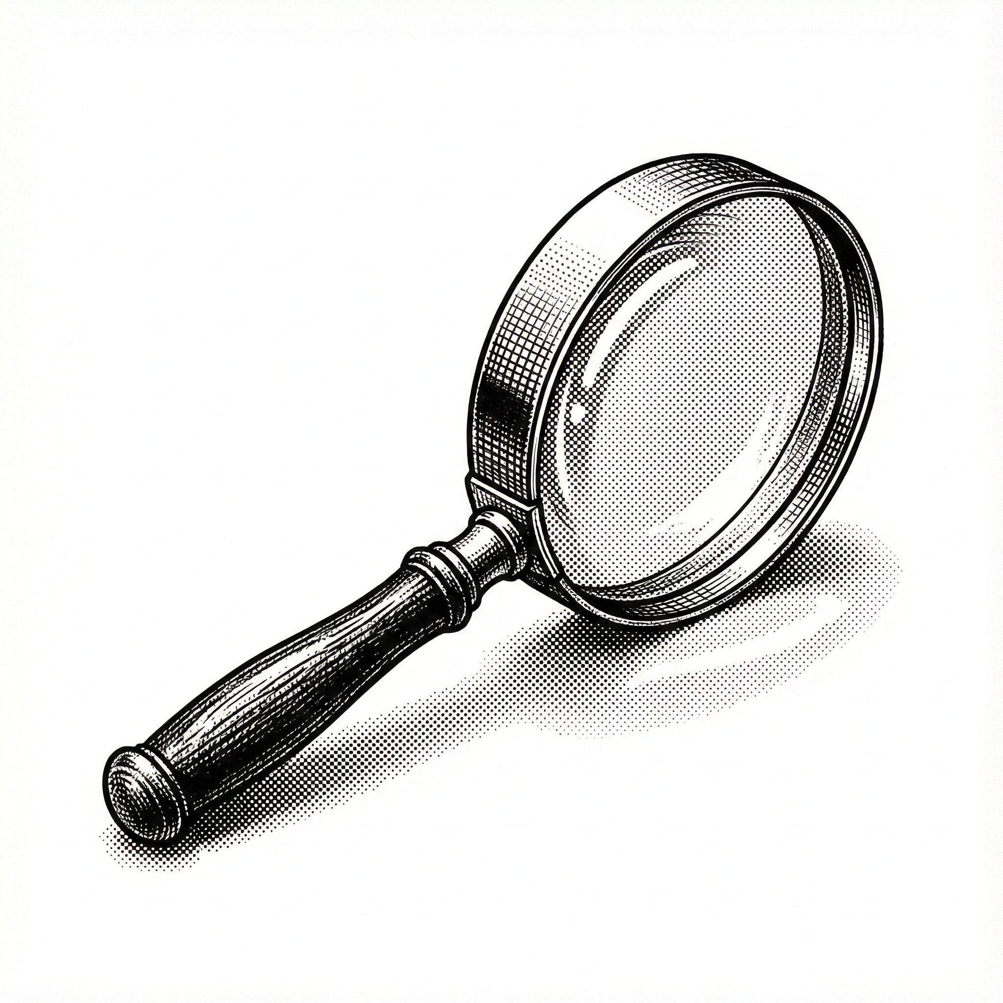 Magnifying glass illustration — search jobs